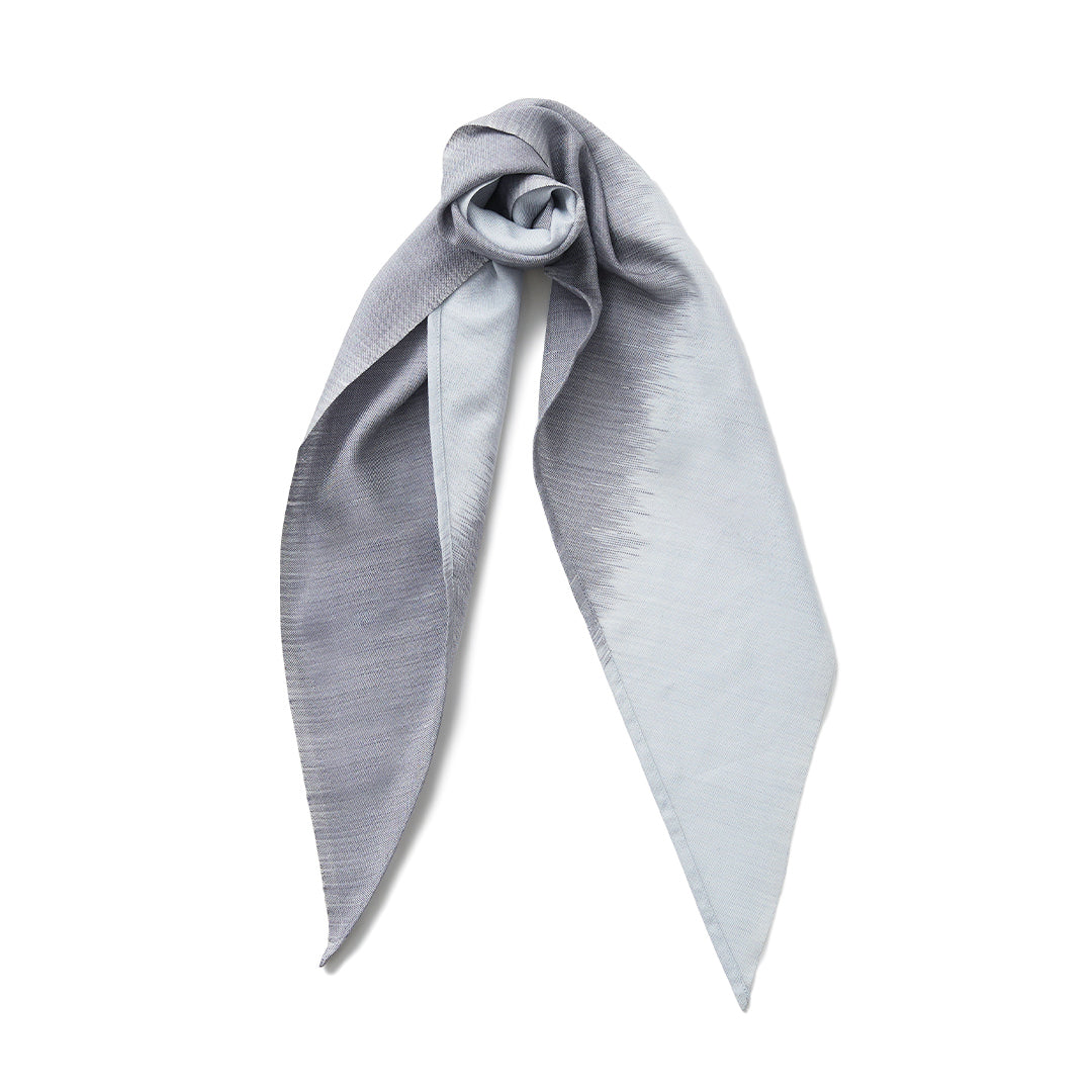 Ikat Bi-color Silk Scarf