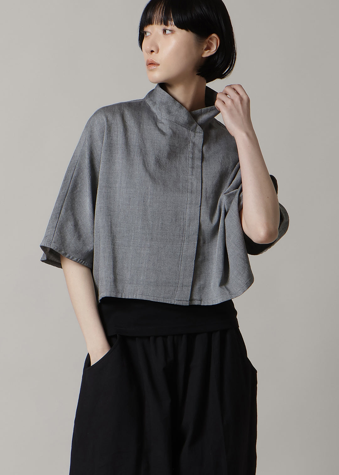 Hiyaku Bolero Shirt 150tw Khadi