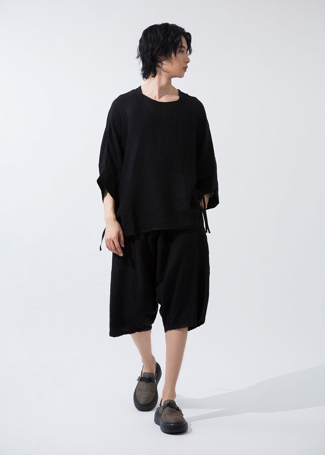 Matou Drawstring Tops Jute Linen