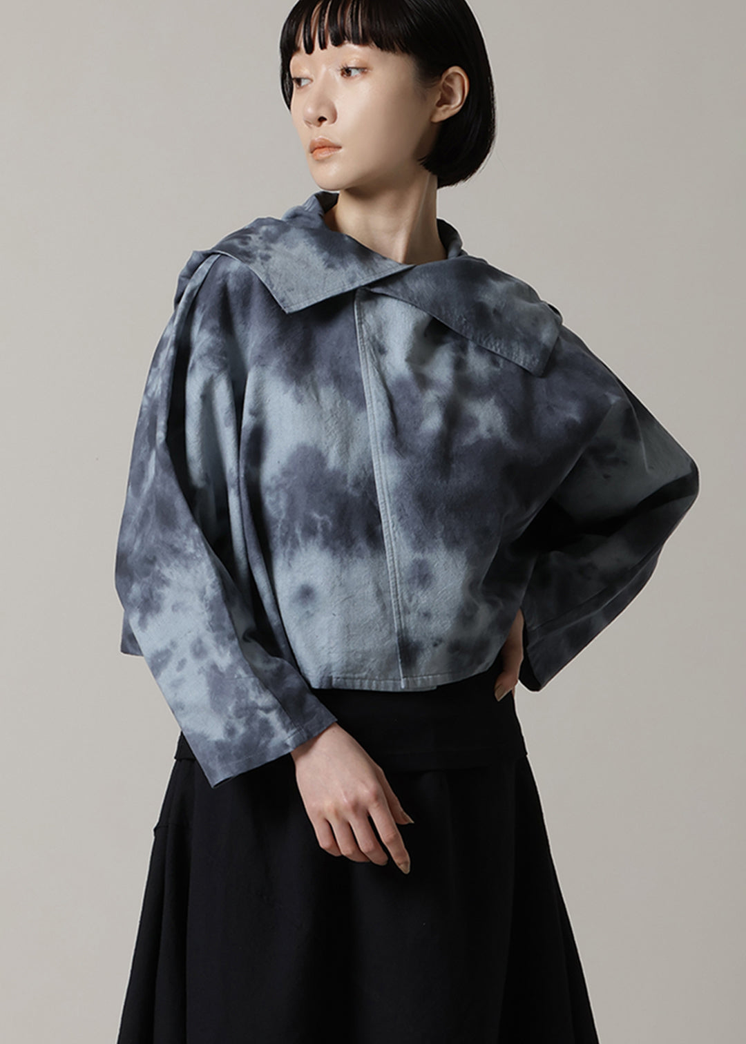 Sculpted Multiway Cape Cloud Dye