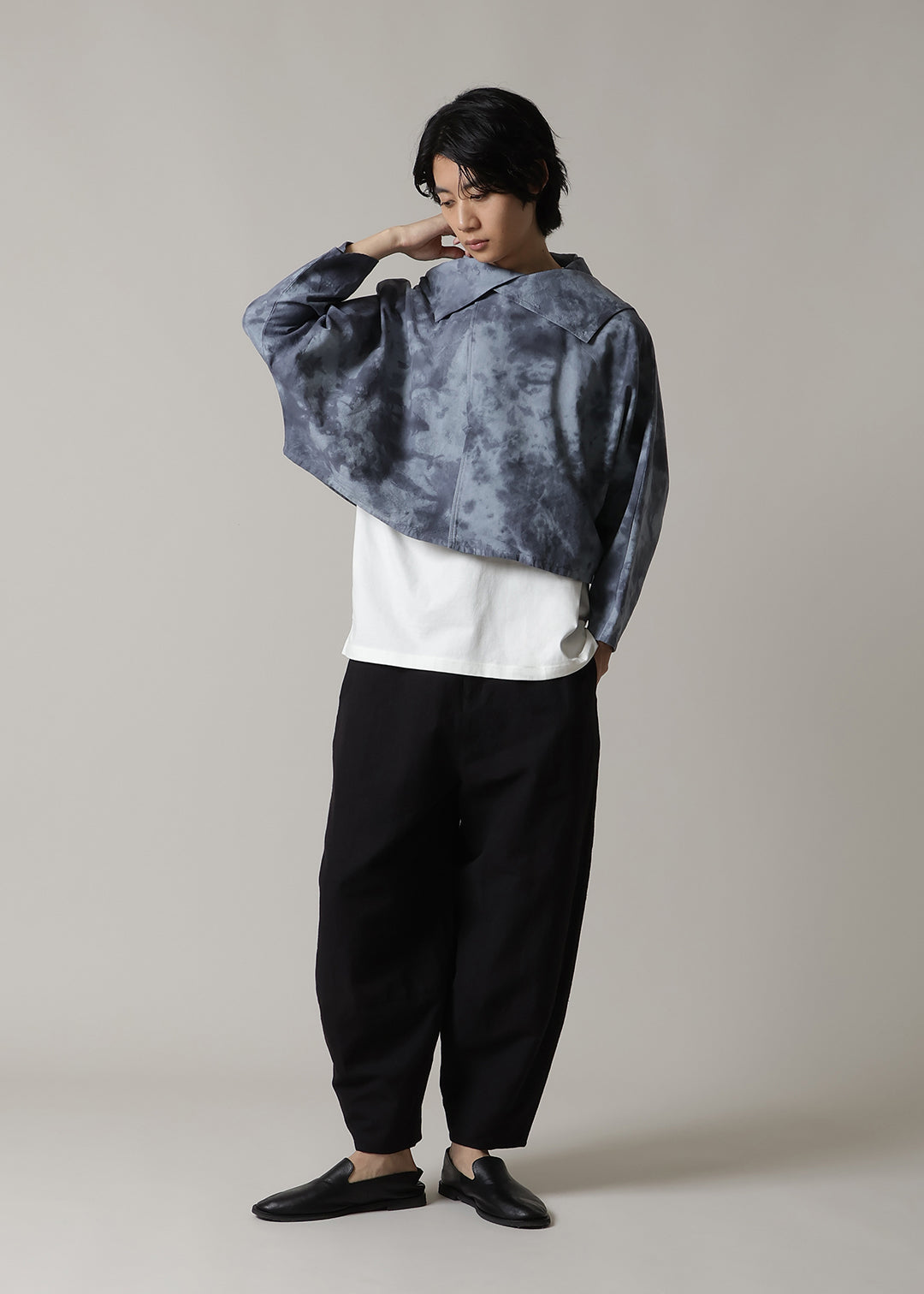 Sculpted Multiway Cape Cloud Dye