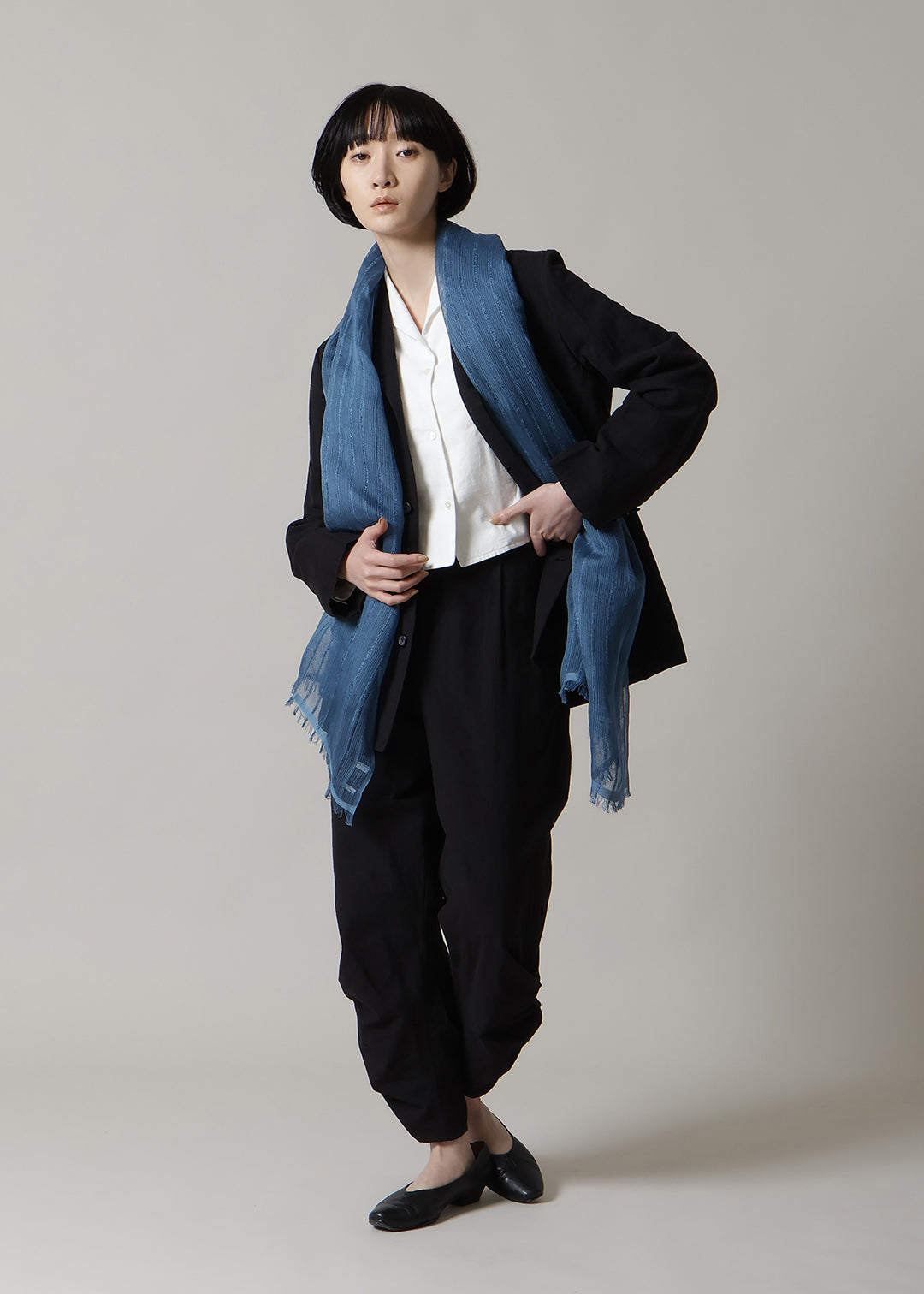 Silk Stripe Stole
