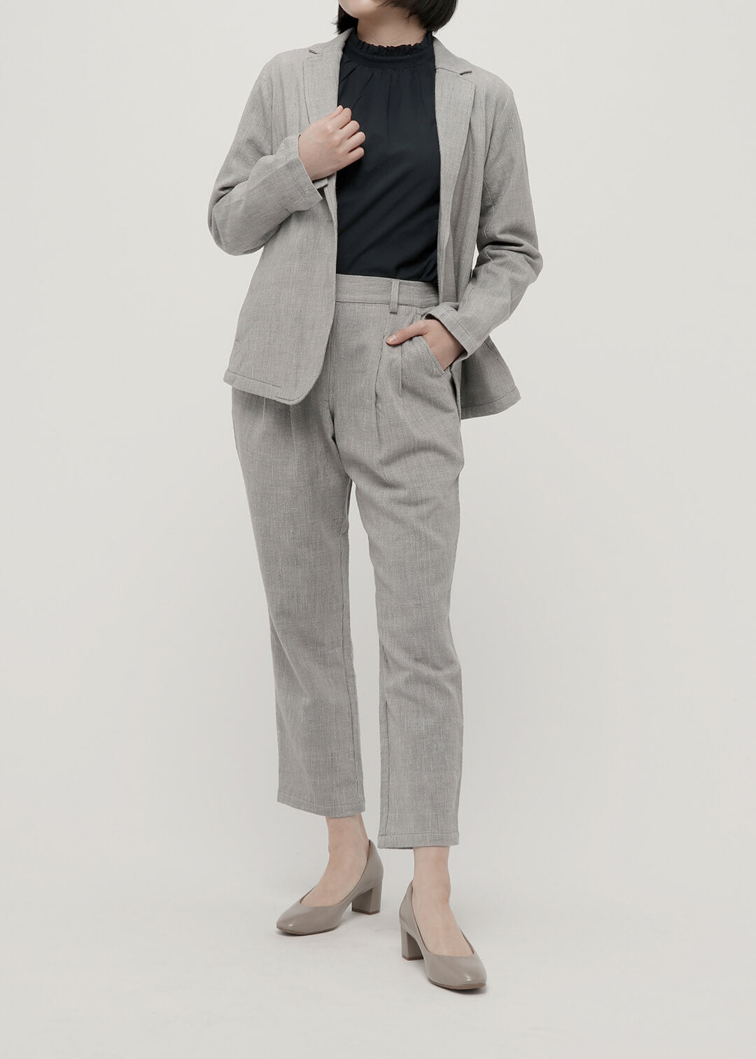 Oxford Khadi Tailored Jacket