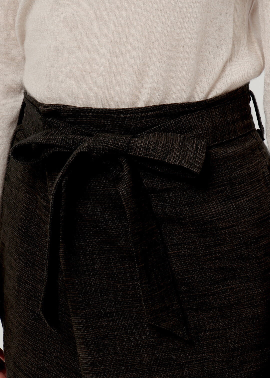 Oxford Khadi Mini Wrap Skirt