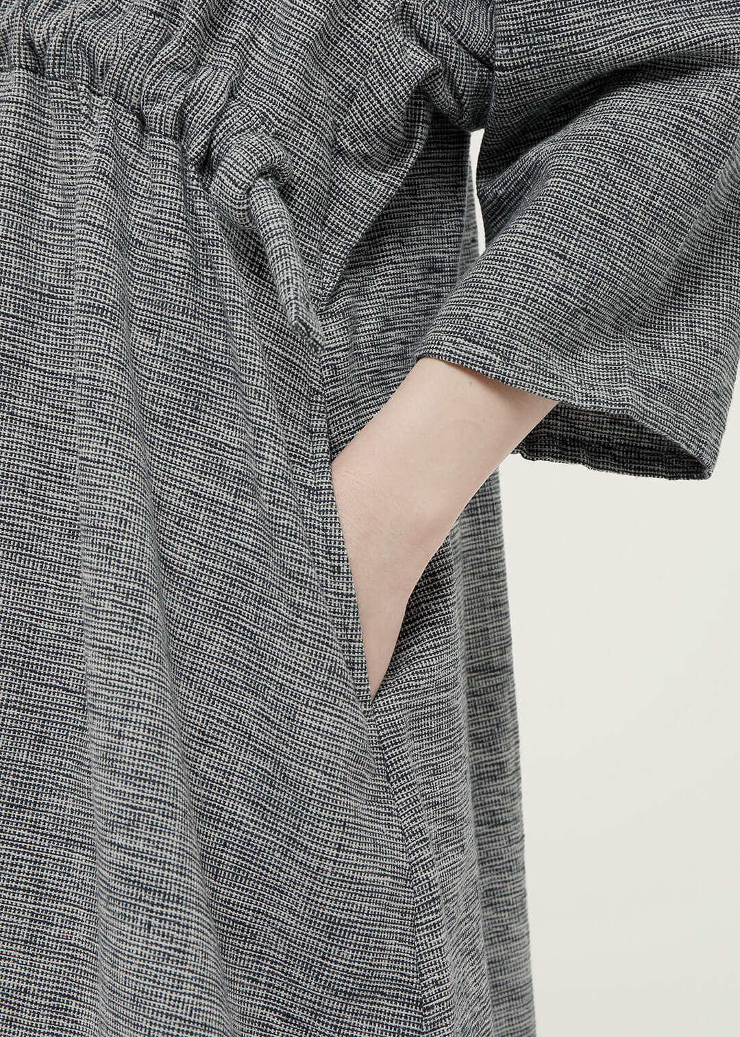 Oxford Khadi Dolman One-piece