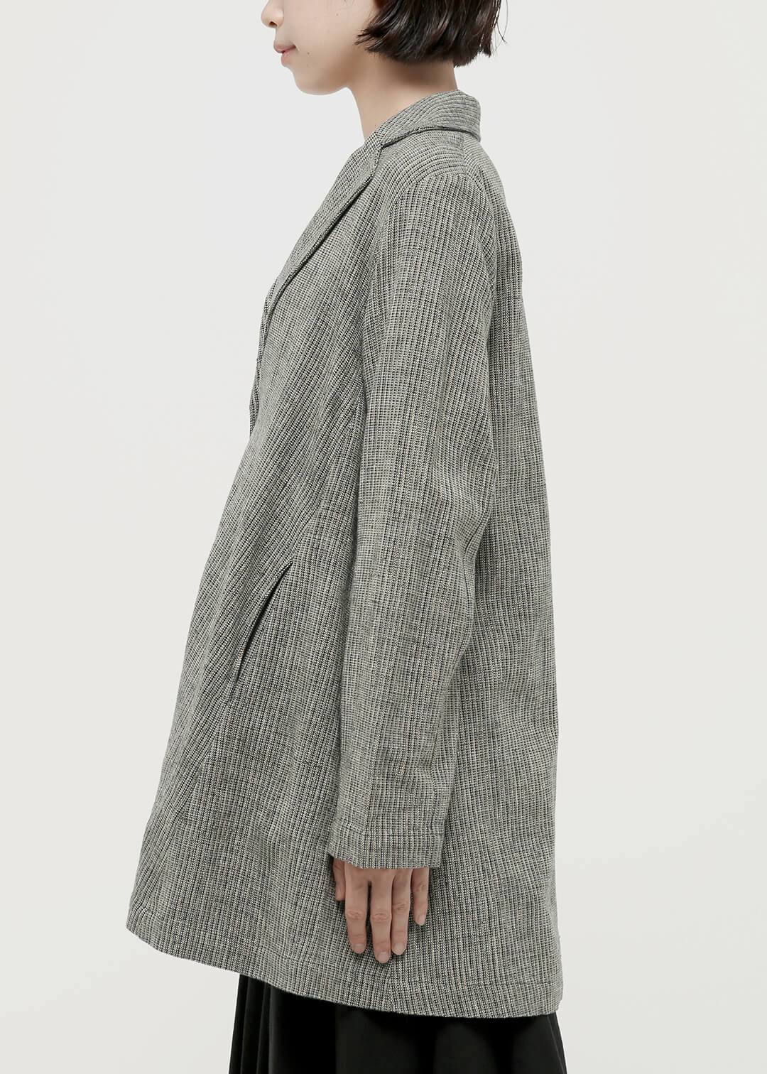 Oxford Khadi Flare Coat