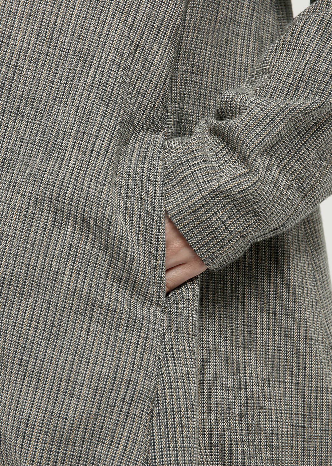 Oxford Khadi Flare Coat