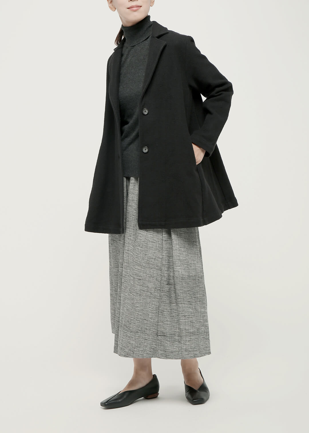 0 Khadi Flare Coat