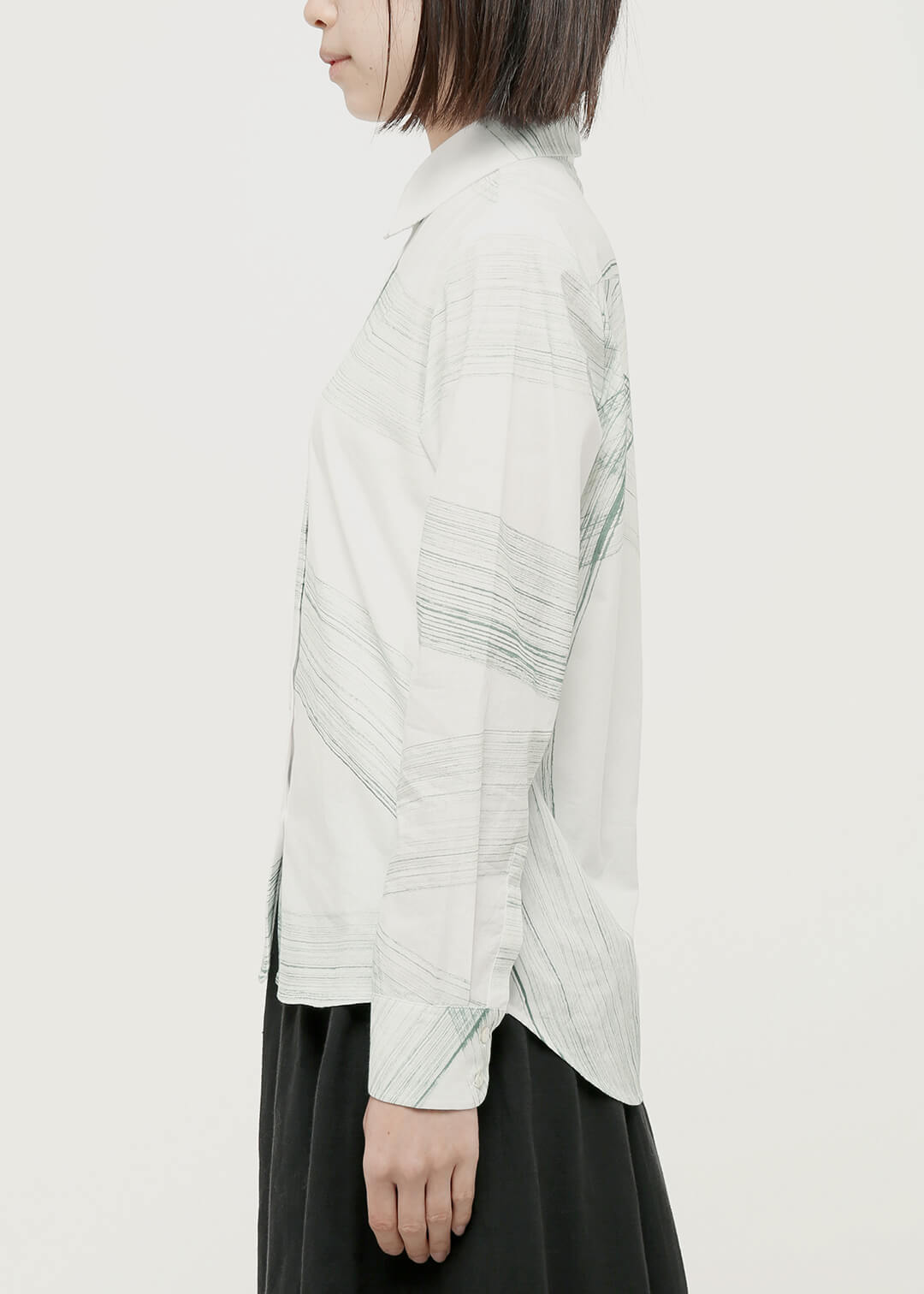 Hand paint (Yuragi) Slim Shirt