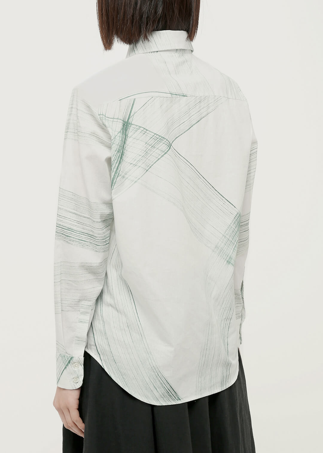 Hand paint (Yuragi) Slim Shirt