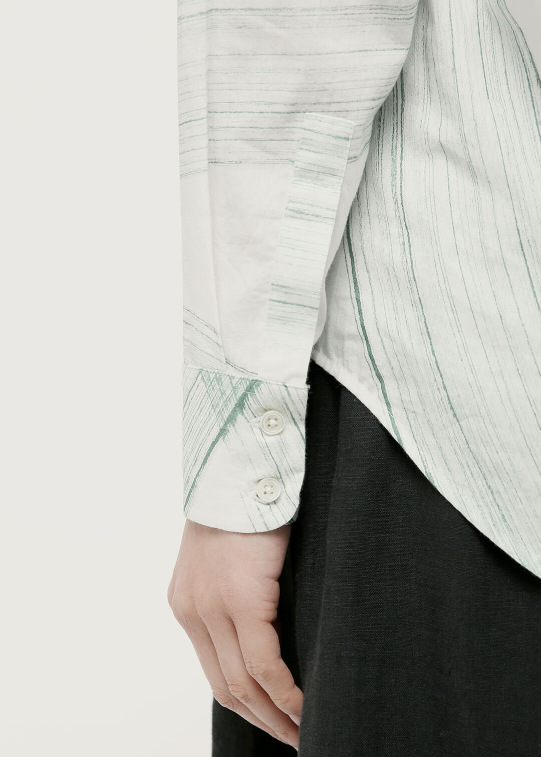 Hand paint (Yuragi) Slim Shirt