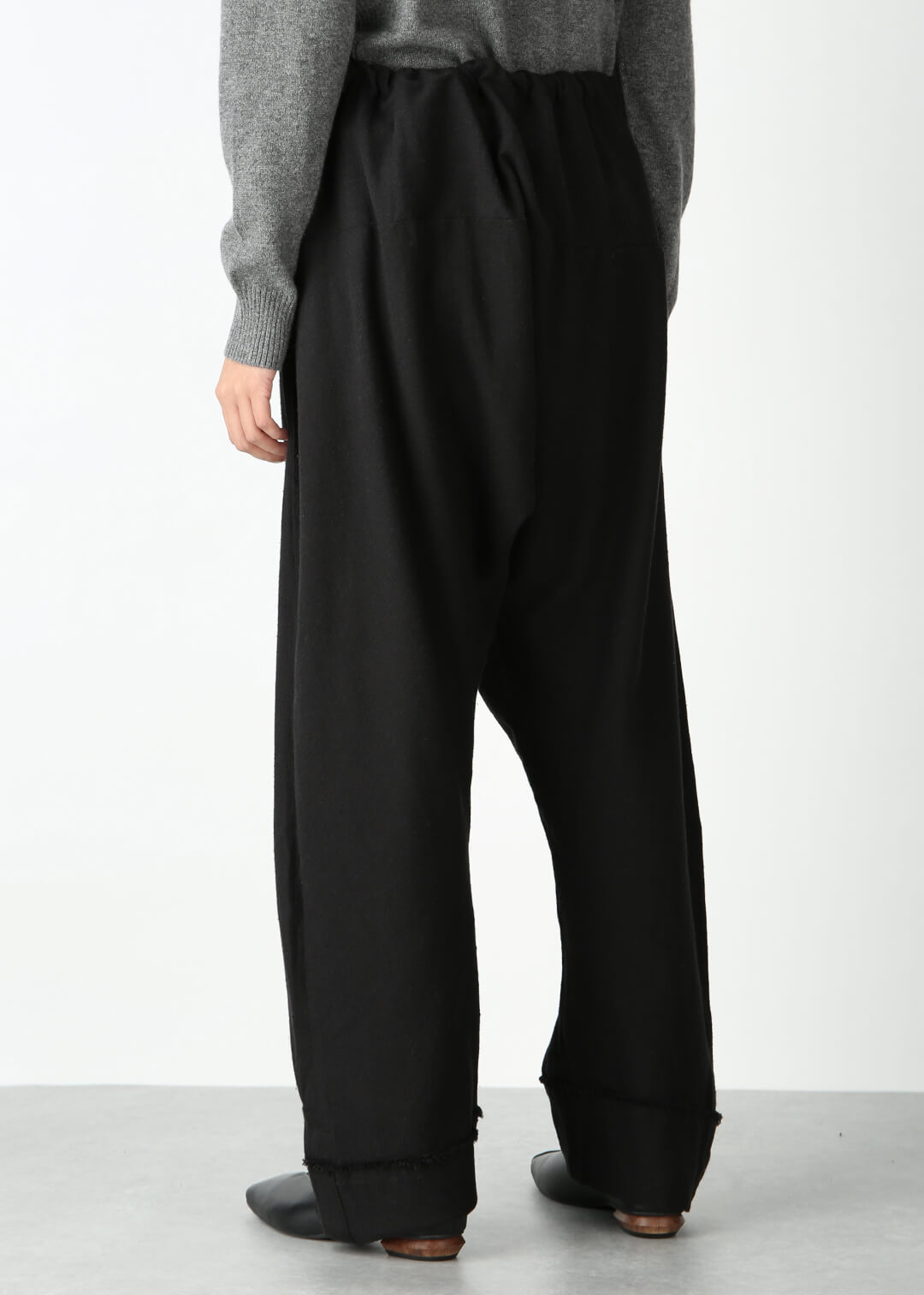 Yuragi Relax Pants 56dt twill Khadi