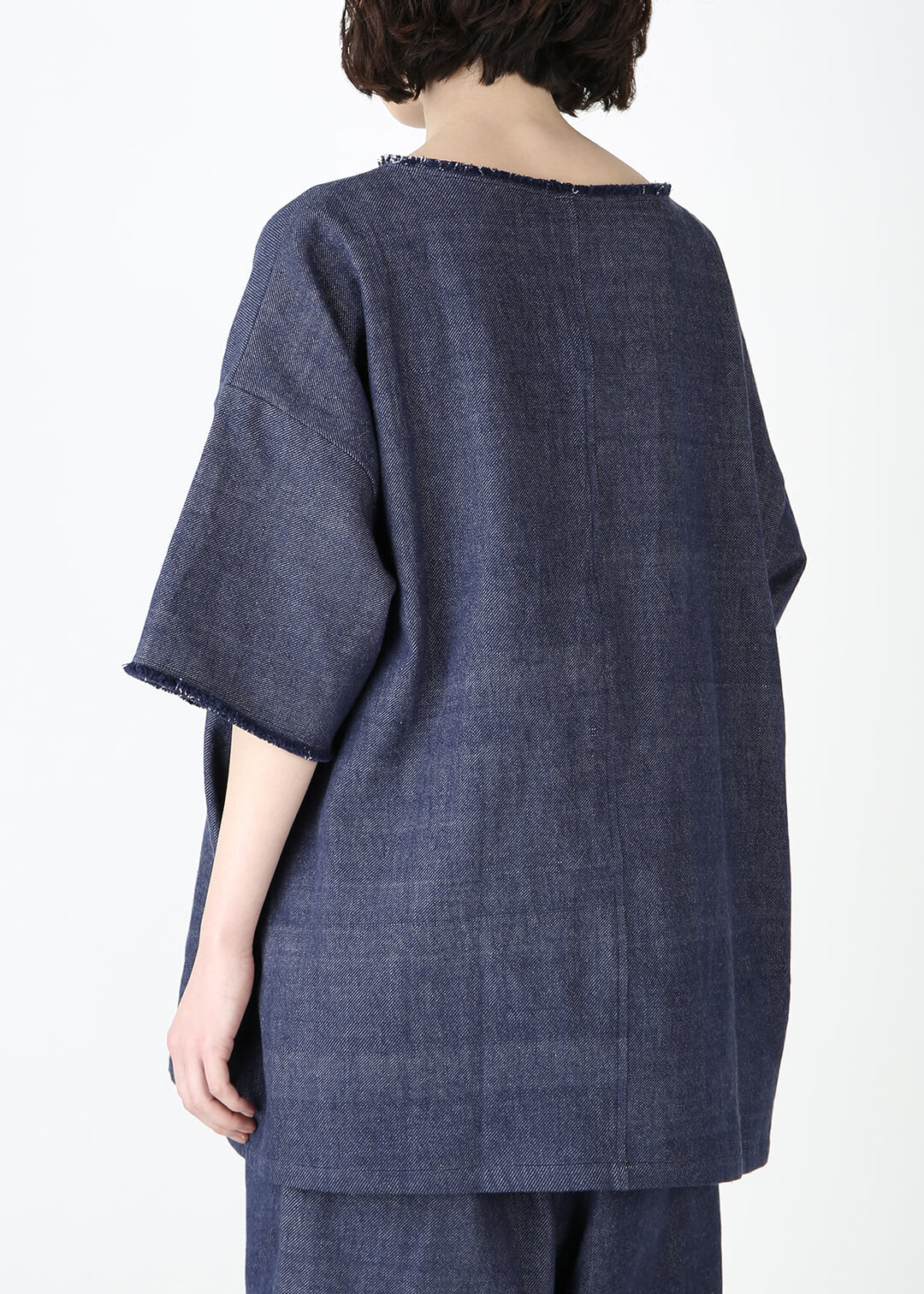 Rinne Zip-up Tops Recycled Denim