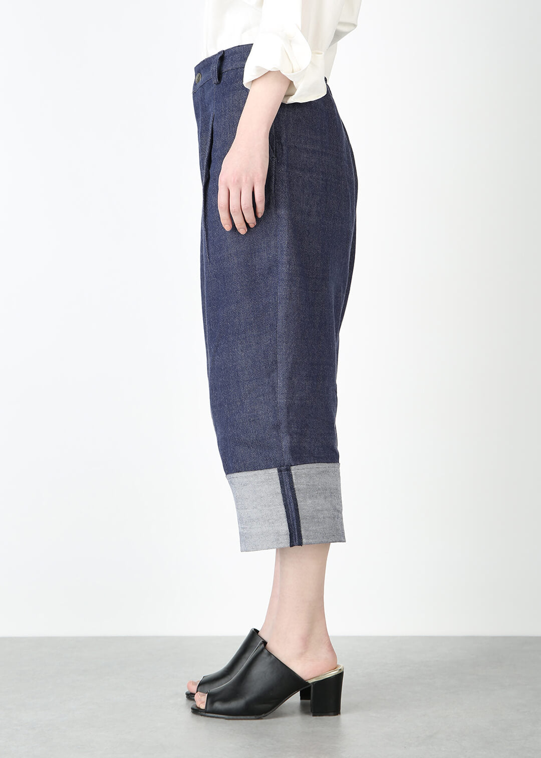 Rinne Half Pants Recycled Denim