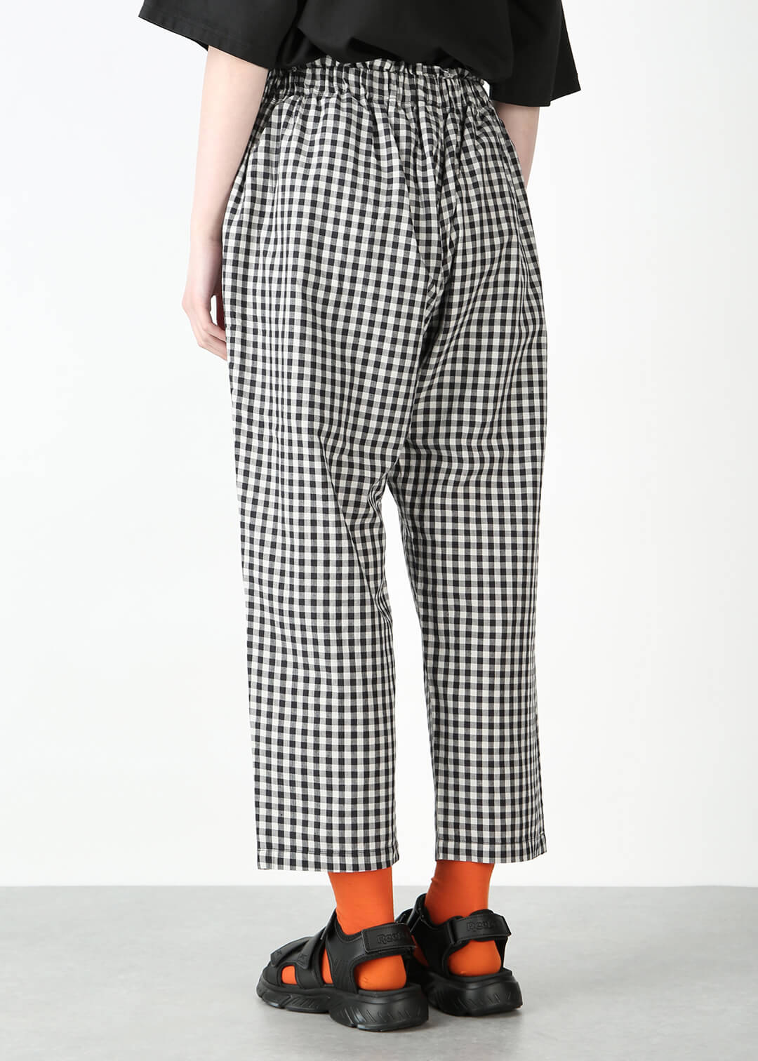 Kaname Relax Pants Gingham