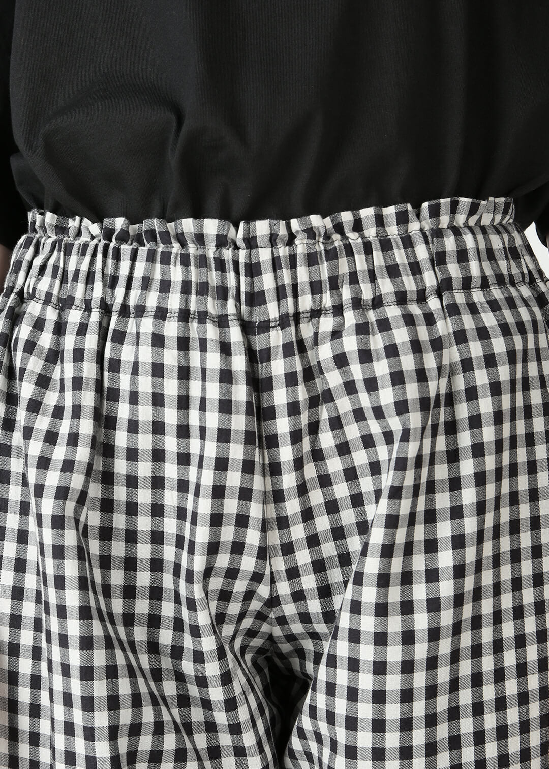 Kaname Relax Pants Gingham