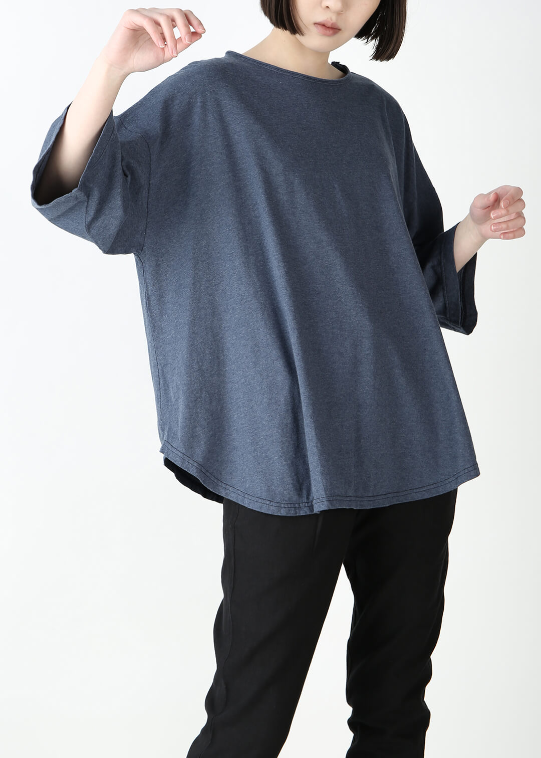 Metamo Round Neck Tops Soft Jersey