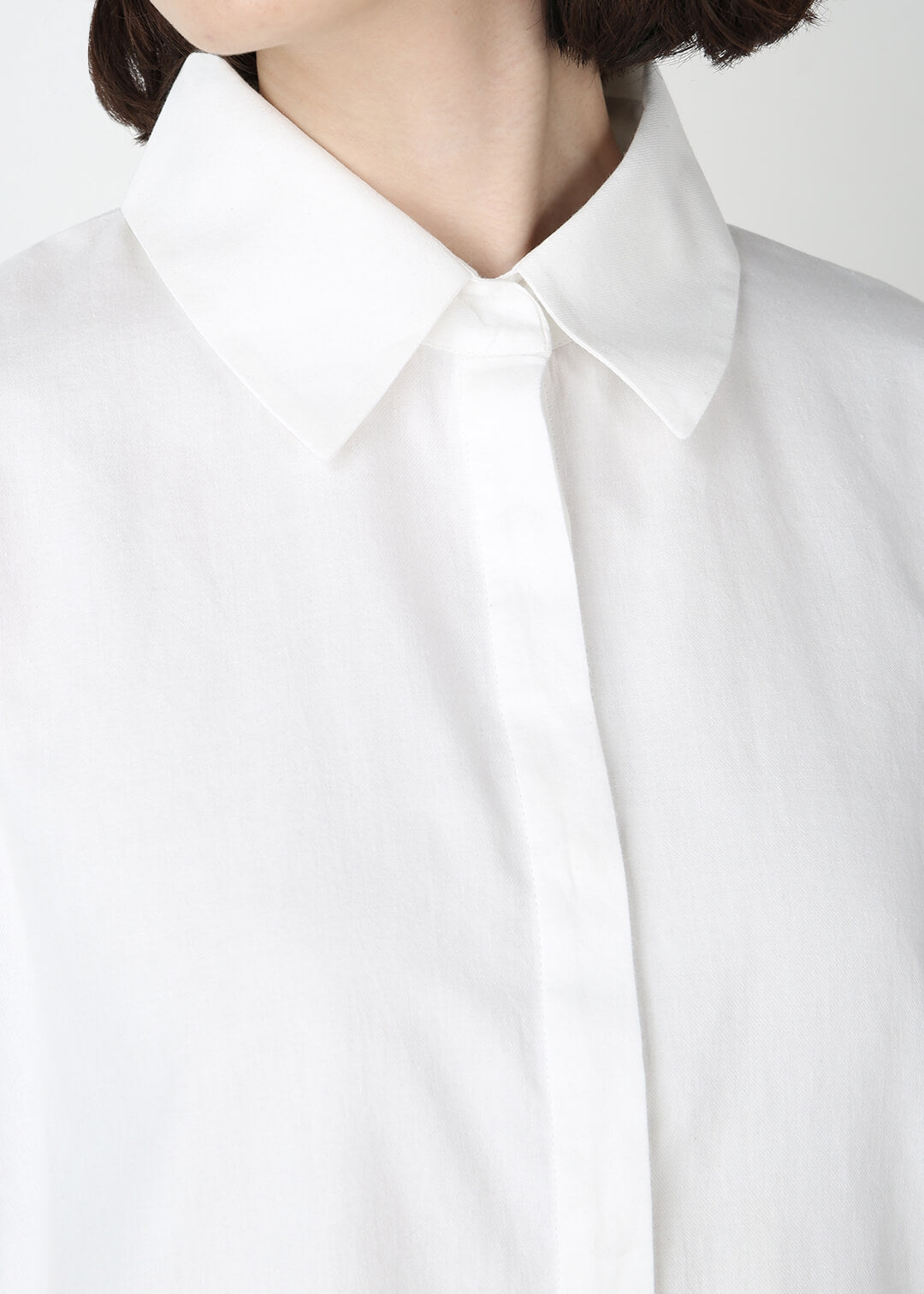 Kaname Big Collar Shirt 150tw Khadi