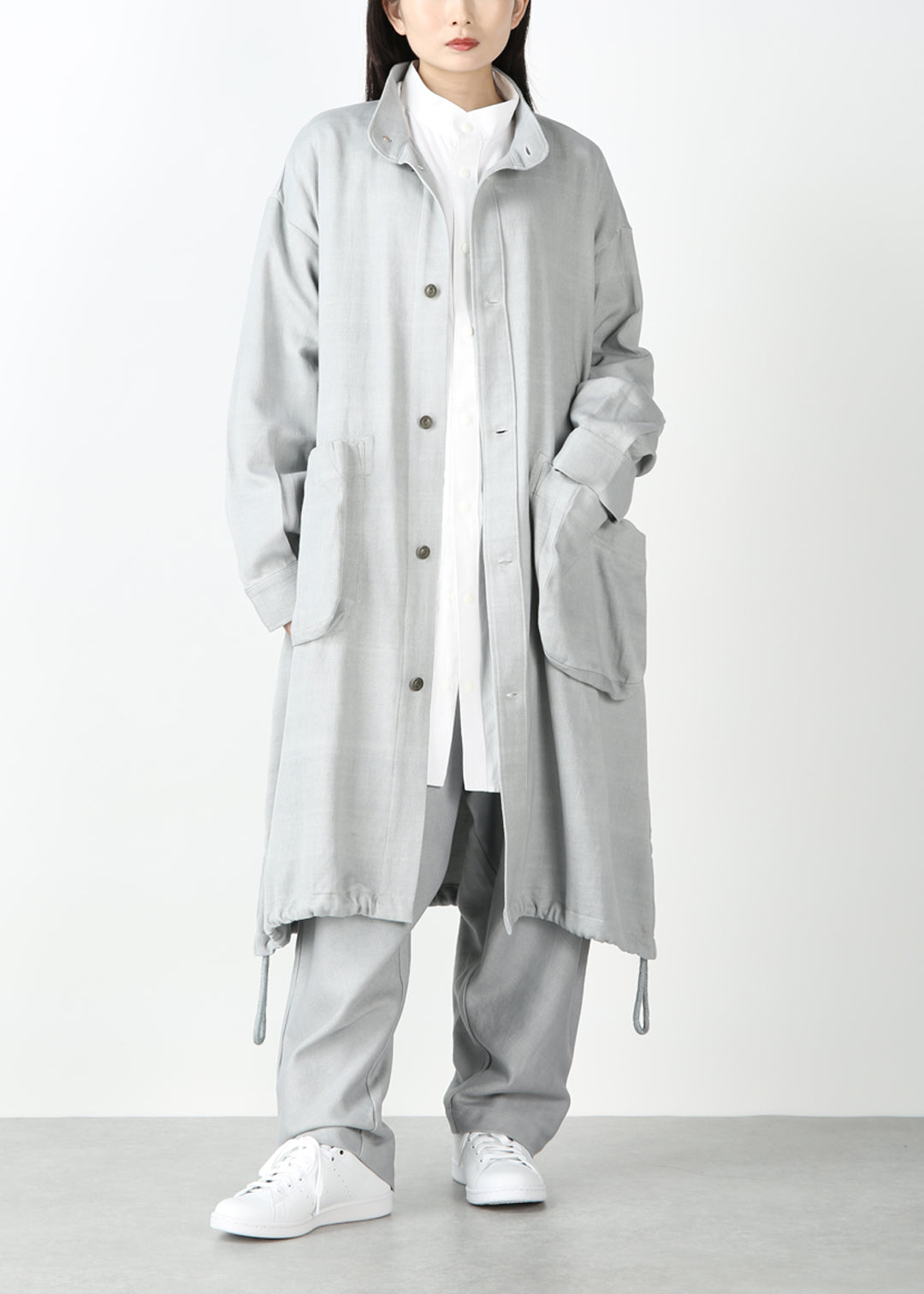 Matou Patch Pocket Coat 40tw Khadi