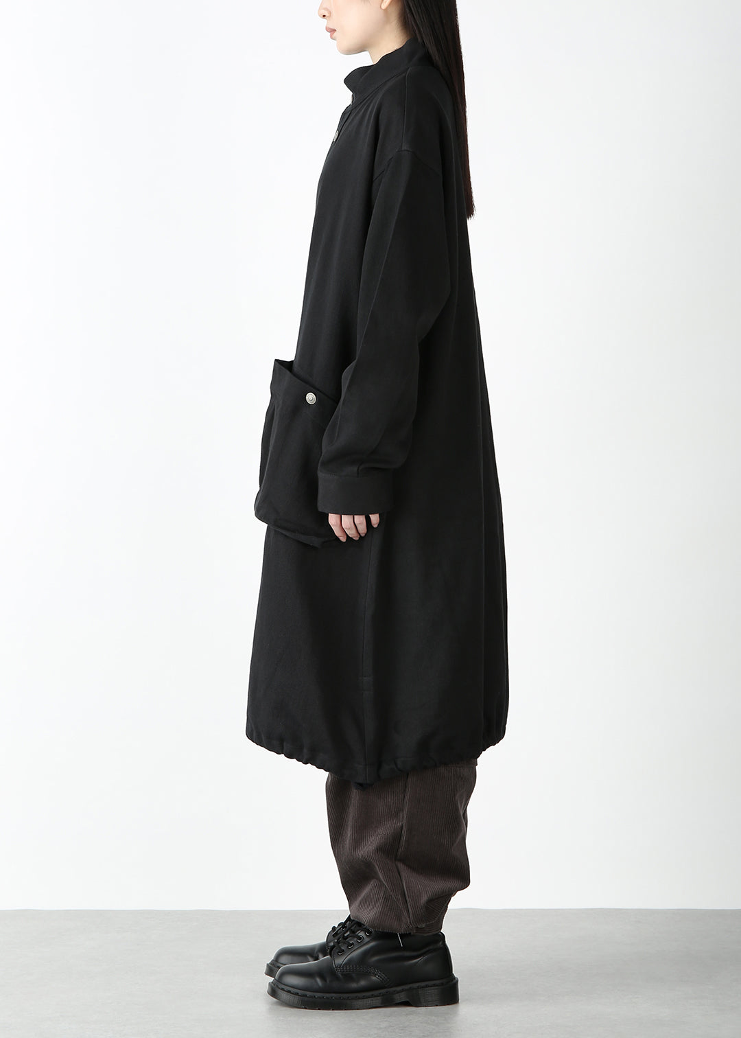Matou Patch Pocket Coat 40tw Khadi