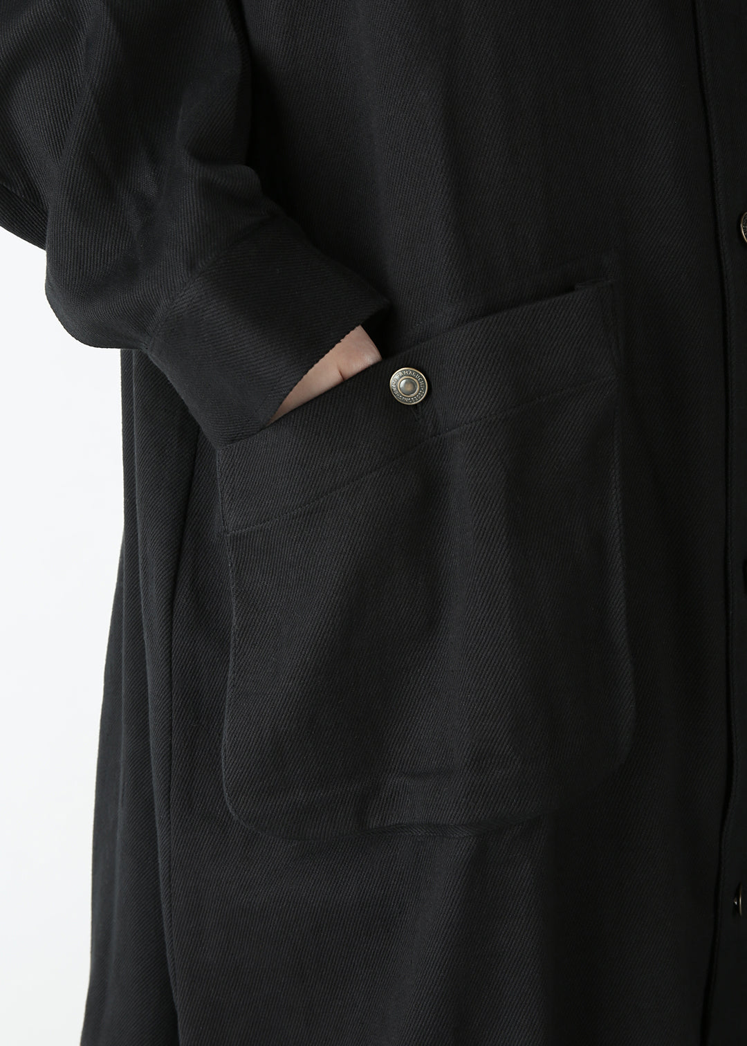 Matou Patch Pocket Coat 40tw Khadi