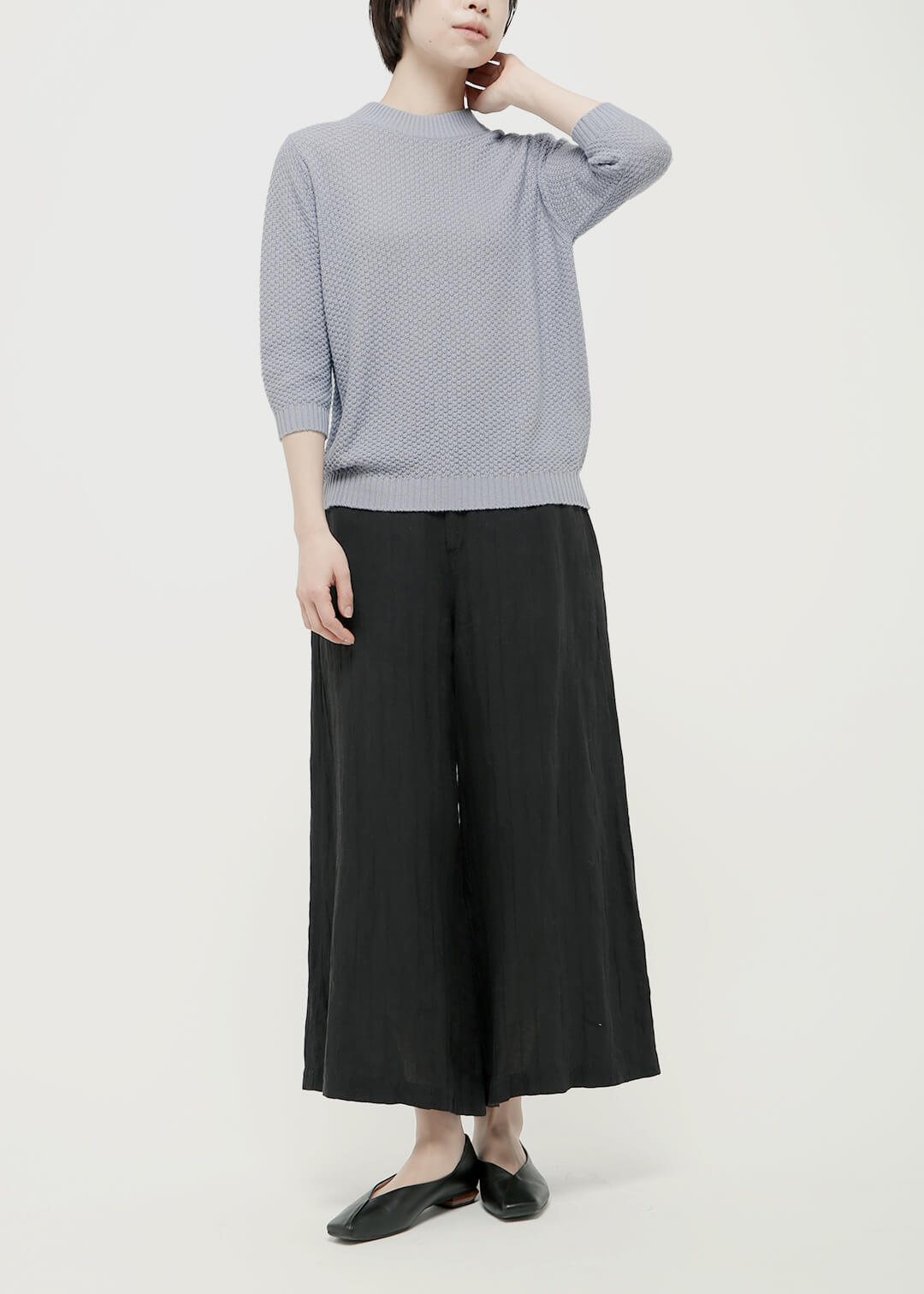7gg Cotton Bubble Knit Pullover
