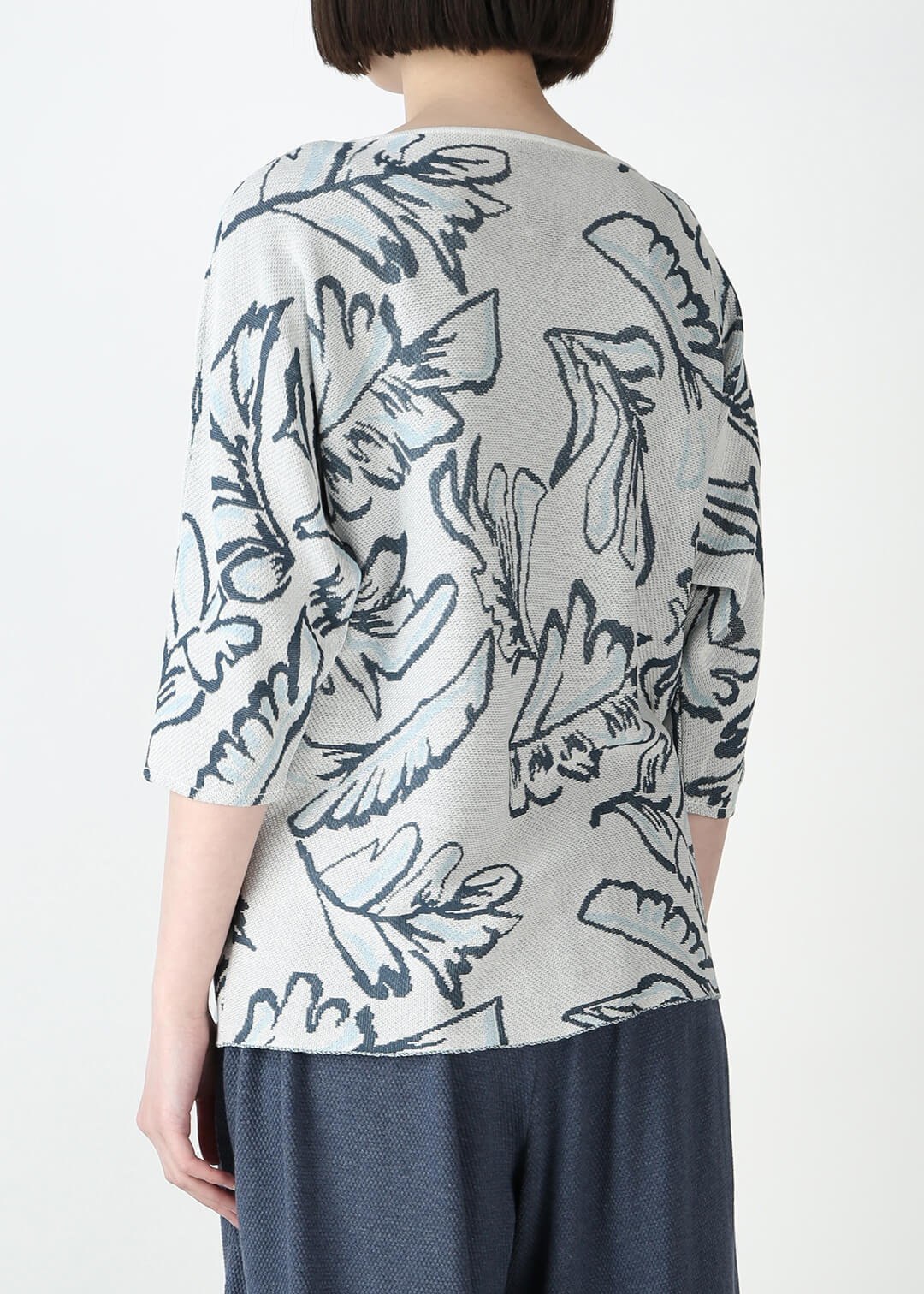 Mai Jacquard Sweater 14gg Cotton