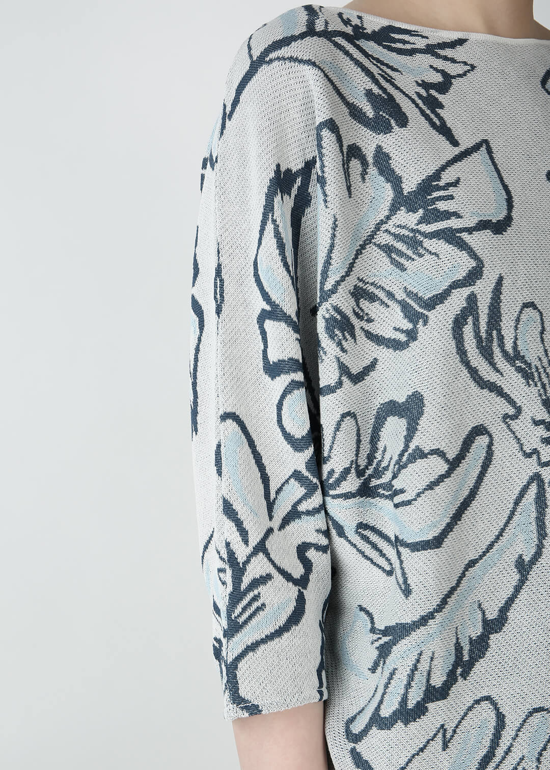 Mai Jacquard Sweater 14gg Cotton