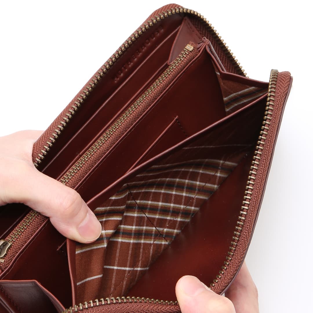 Antique Round Long Wallet