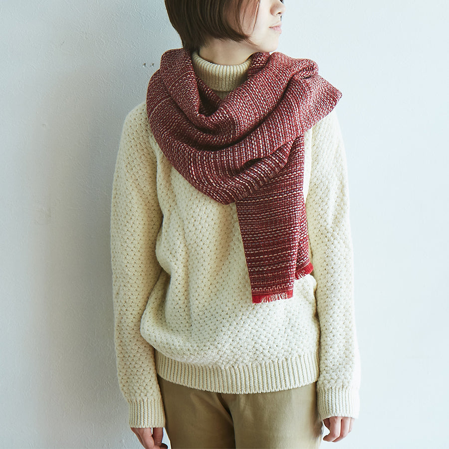 Multi Color Waffle Weave Stole