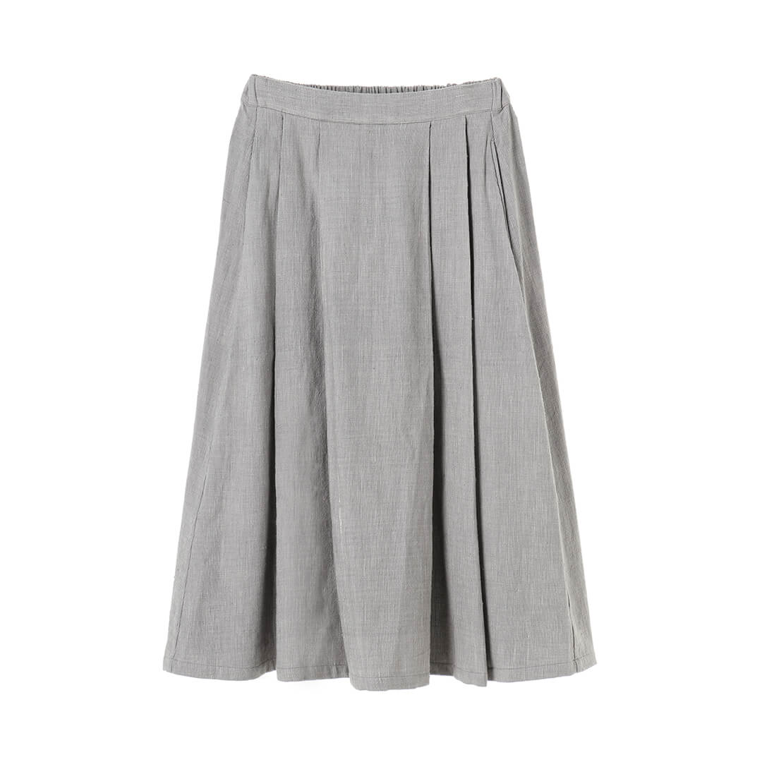Oxford Khadi Tuck Skirt