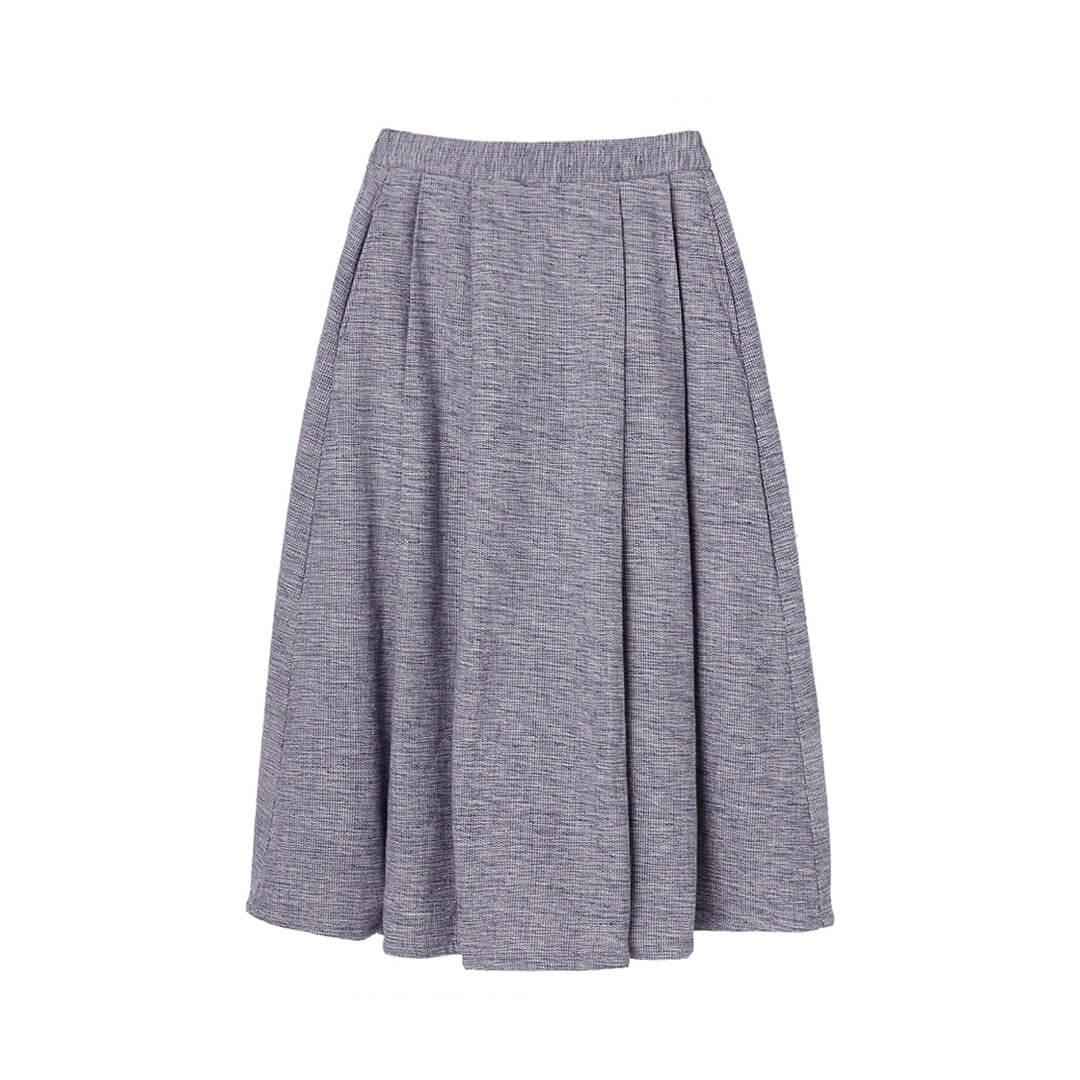 Oxford Khadi Tuck Skirt