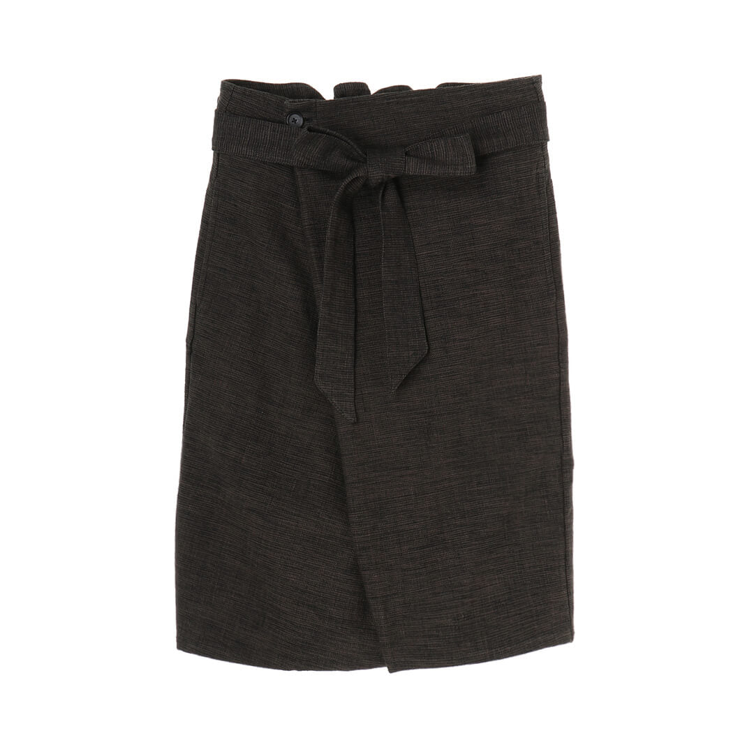 Oxford Khadi Mini Wrap Skirt